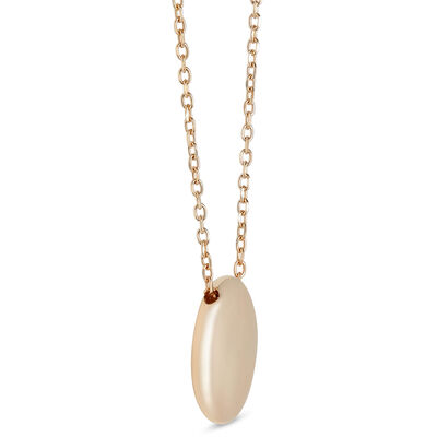 Toscano Large Pebble Pendant Necklace, 14K Yellow Gold