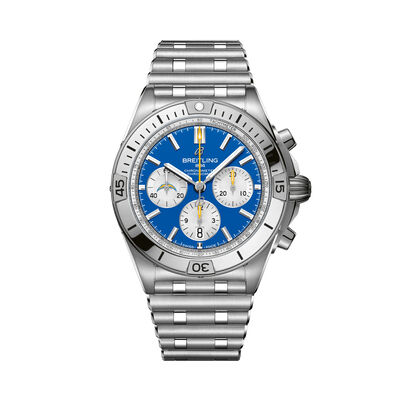 Breitling Chronomat Los Angeles Chargers Blue Dial Watch, 42mm