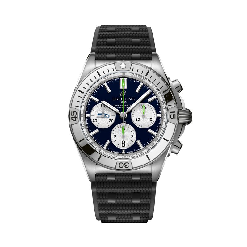 Breitling Chronomat Seattle Seahawks Navy  Dial Watch, 42mm image number 0