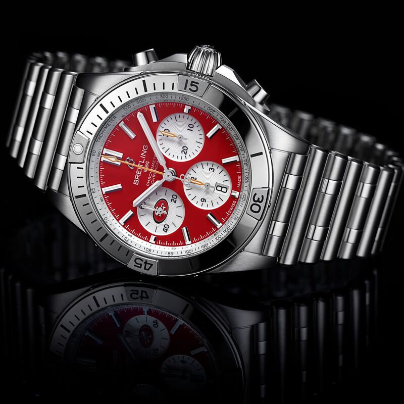 Breitling Chronomat San Francisco 49ers Red Dial Watch, 42mm image number 2