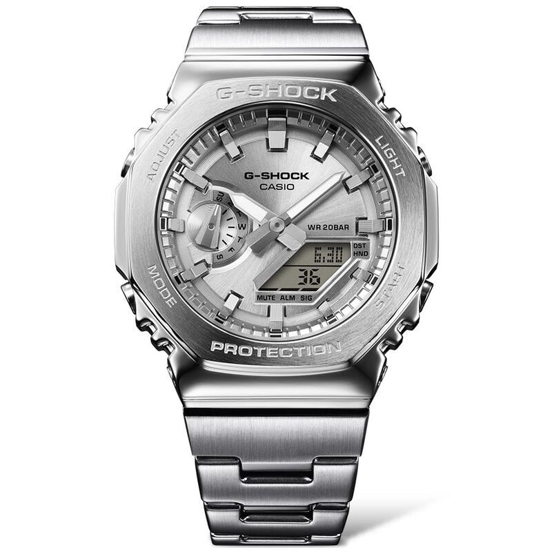 G-Shock GM2110D-7A Silver Dial Watch, 44mm image number 0