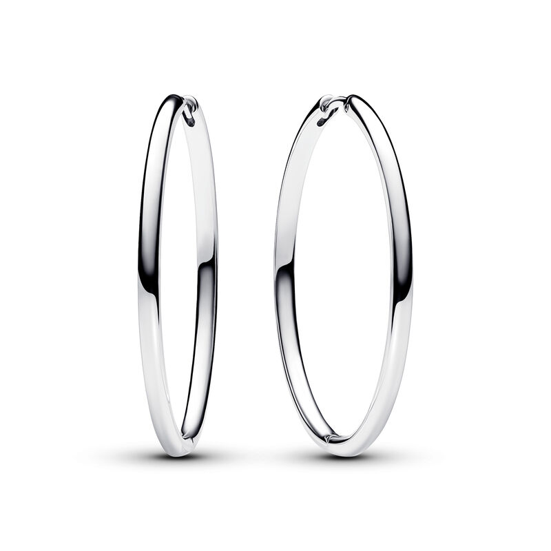 Pandora Moments 40mm Charm Hoop Earrings image number 0