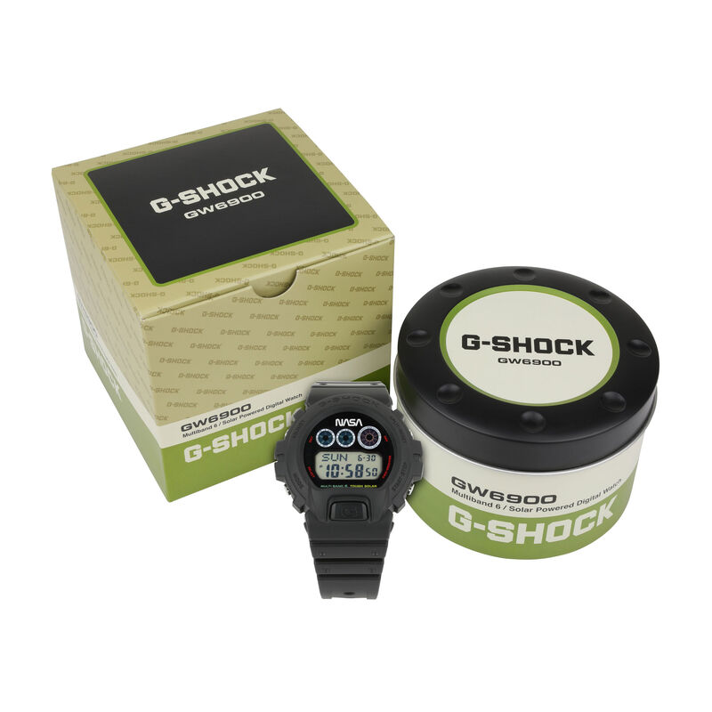 G-Shock NASA Themed 6900 Series Limited Edition Digital Black Dial Watch, 50mm image number 6