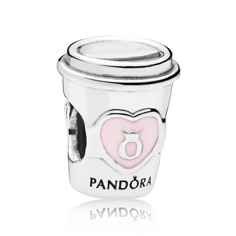 Pandora Drink to Go Enamel Charm image number 0