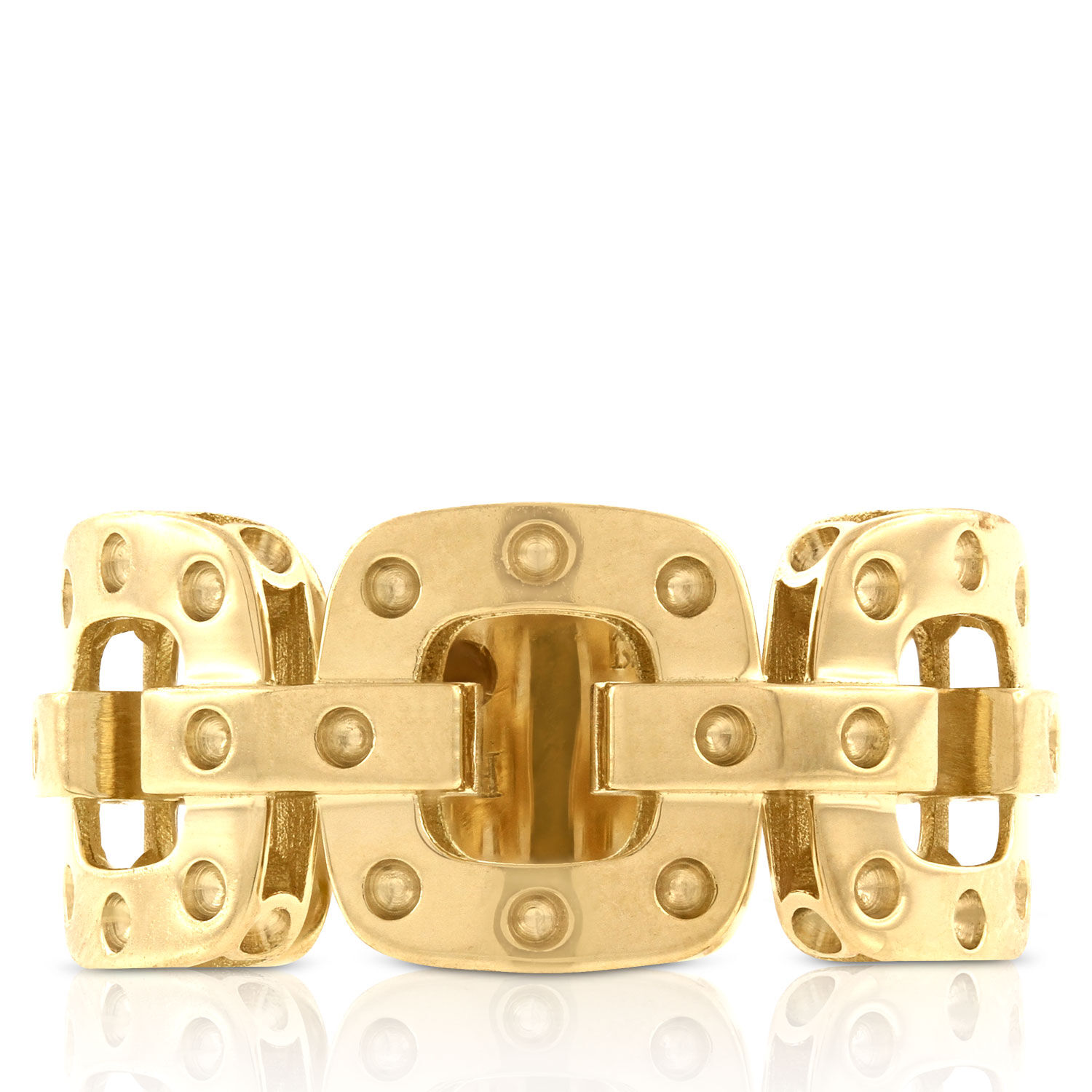 Roberto Coin Pois Moi Link Ring 18K