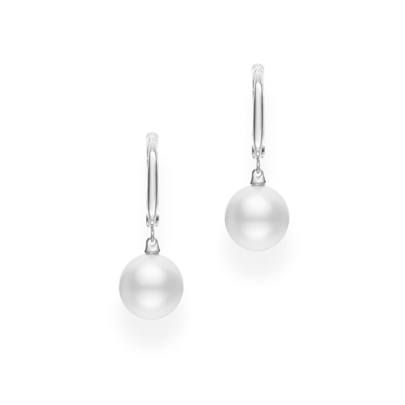 Mikimoto South Sea Cultured Pearl Earrings in 18K White Gold image number 0