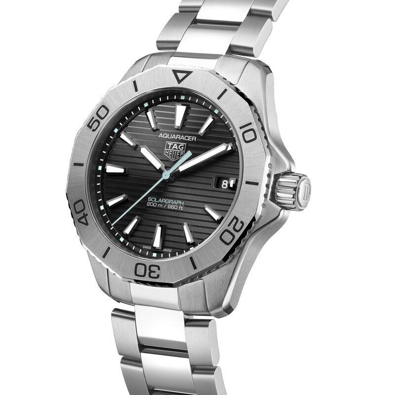 TAG Heuer Aquaracer Professional 200 Solargraph Black Dial, 40mm image number 1