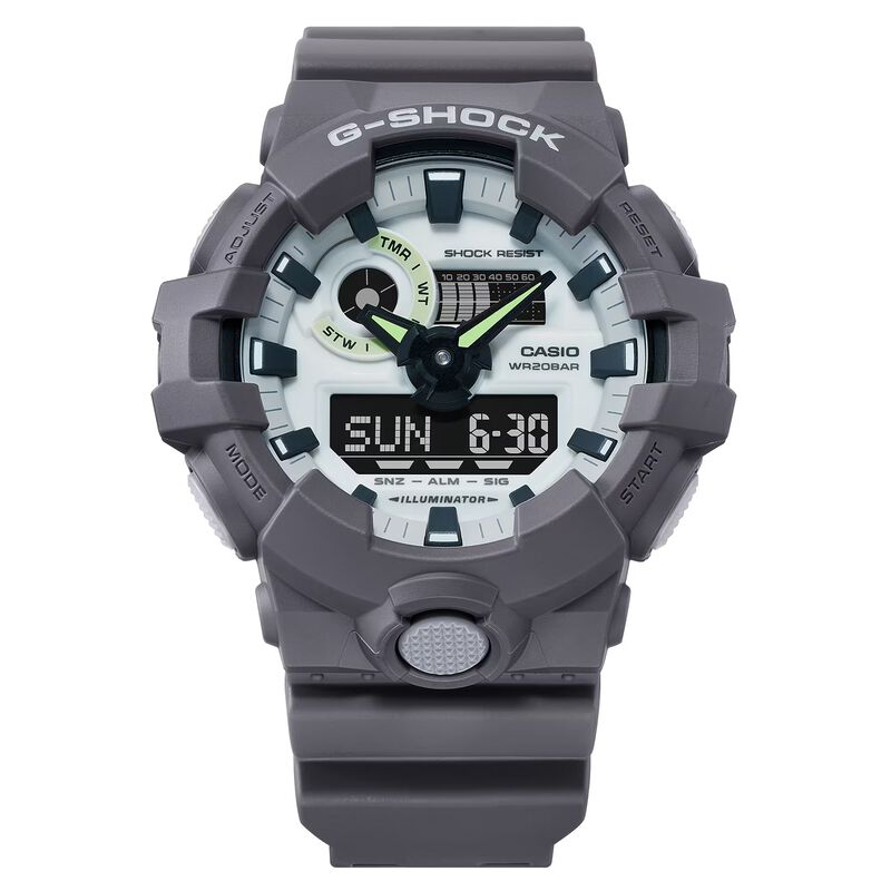 G-Shock Hidden Glow White Dial, 53mm image number 0