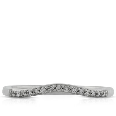 Diamond Contour Band 14K