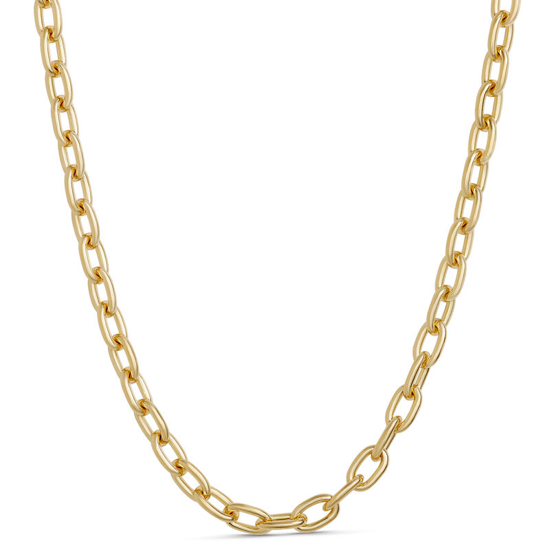 Toscano 20-Inch Oval Link Neck Chain, 14K Yellow Gold image number 0