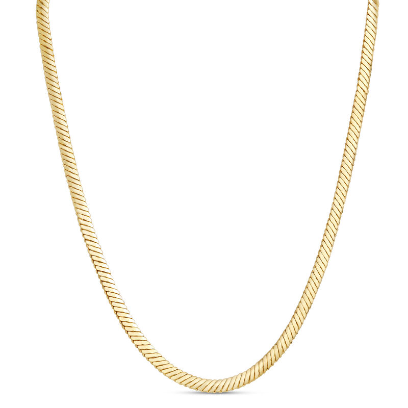 Toscano 18-Inch Oval Shake Link Neck Chain, 14K Yellow Gold image number 0