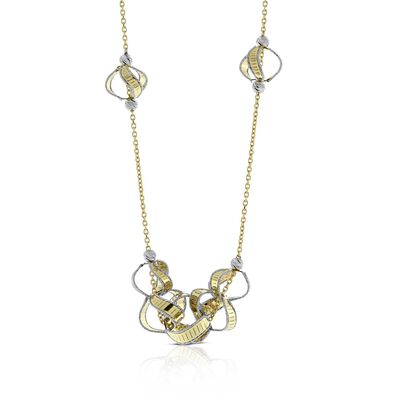 Toscano Circles Necklace 14K