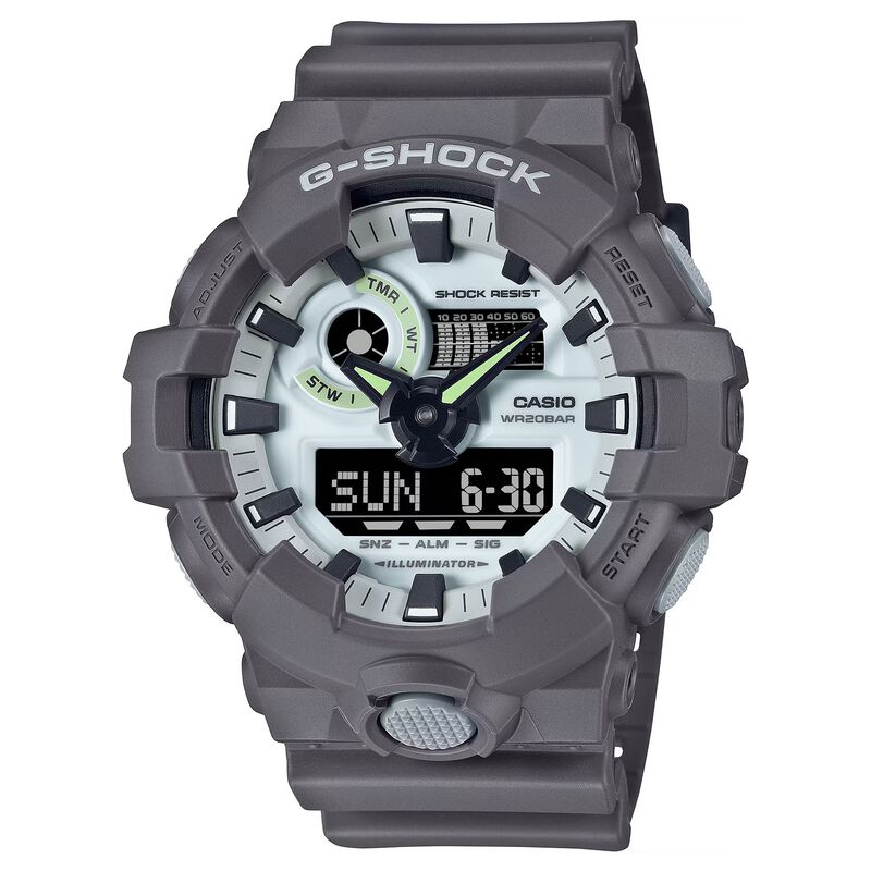 G-Shock Hidden Glow White Dial, 53mm image number 1