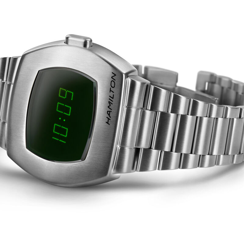 Hamilton American Classic PSR Digital Quartz Watch Black Dial, 40.8mm image number 2