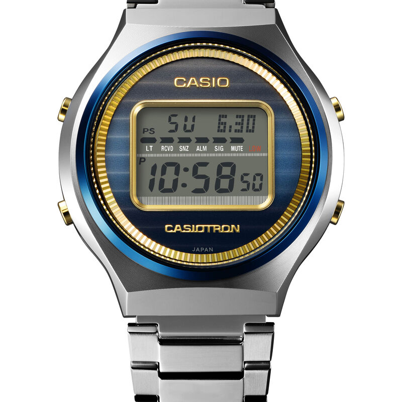 Casio Casiotron 50th Anniversary Limited Edition Recreation Tough Solar Multi Band 6 Brilliant Sunshine Sky And Sea Watch, 42mm image number 0