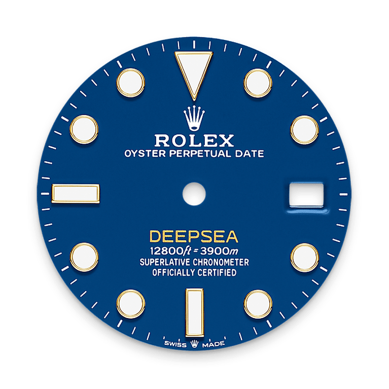 Blue dial