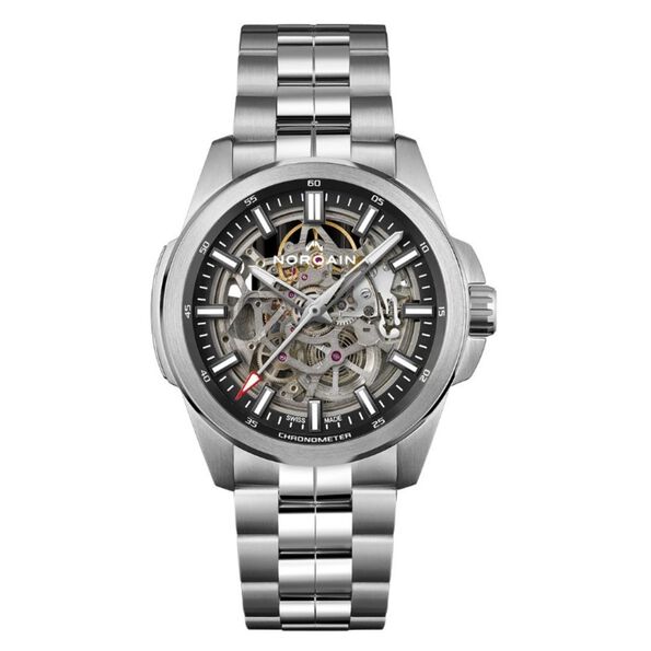 Norqain Independence Skeleton Dial Stainless Steel Automatic Special Edition Watch, 42mm