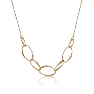 Toscano Twisted Oval Link Necklace 14K, 20"