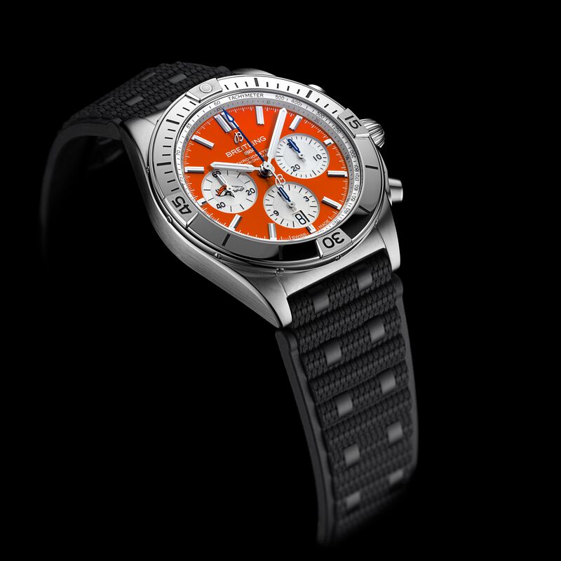 Breitling Chronomat Denver Broncos Orange Dial Watch, 42mm image number 2