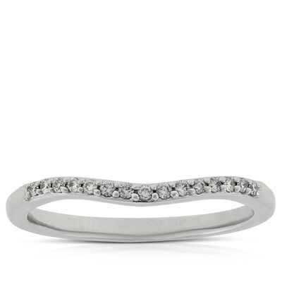 Diamond Contour Band 14K