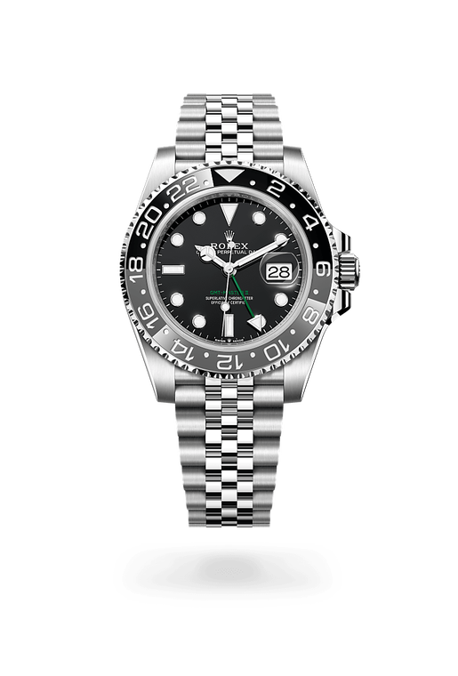 rolex gmt-master ii in oystersteel, m126710grnr-0003 - ben bridge