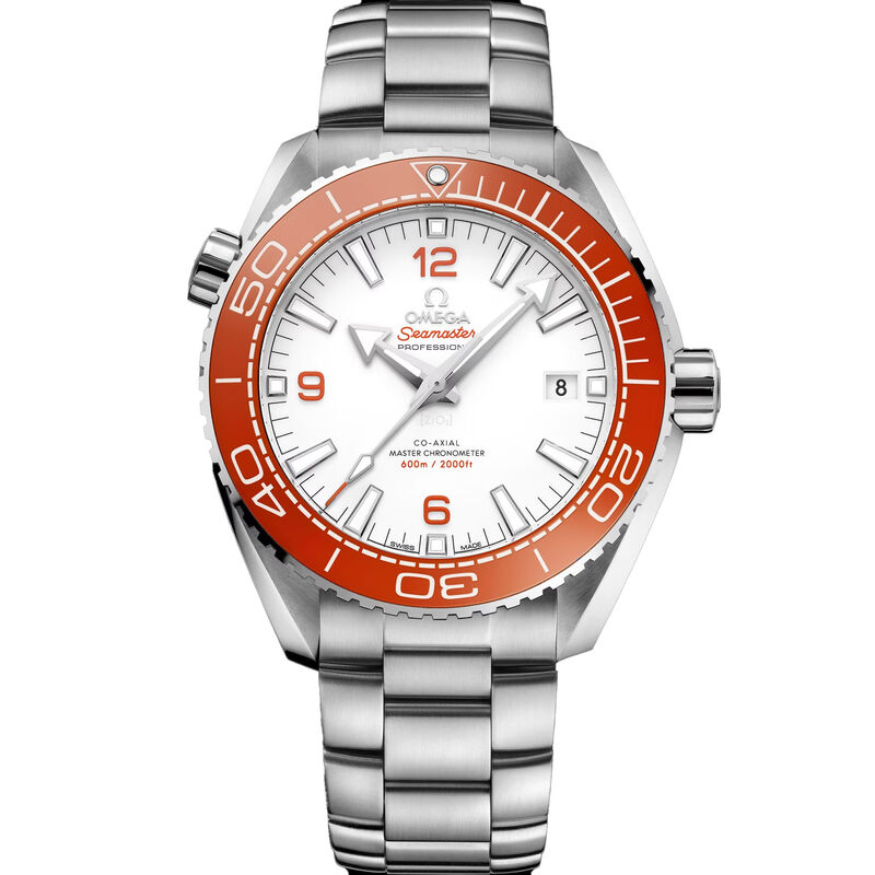 OMEGA Seamaster Planet Ocean 600M Steel White Dial Watch, 43.5mm image number 0