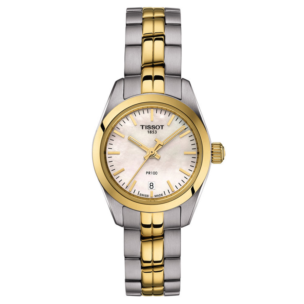 Tissot silver sale and gold watch