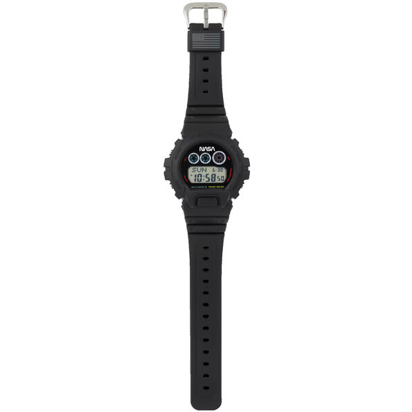 G-Shock NASA Themed 6900 Series Limited Edition Digital Black Dial Watch, 50mm