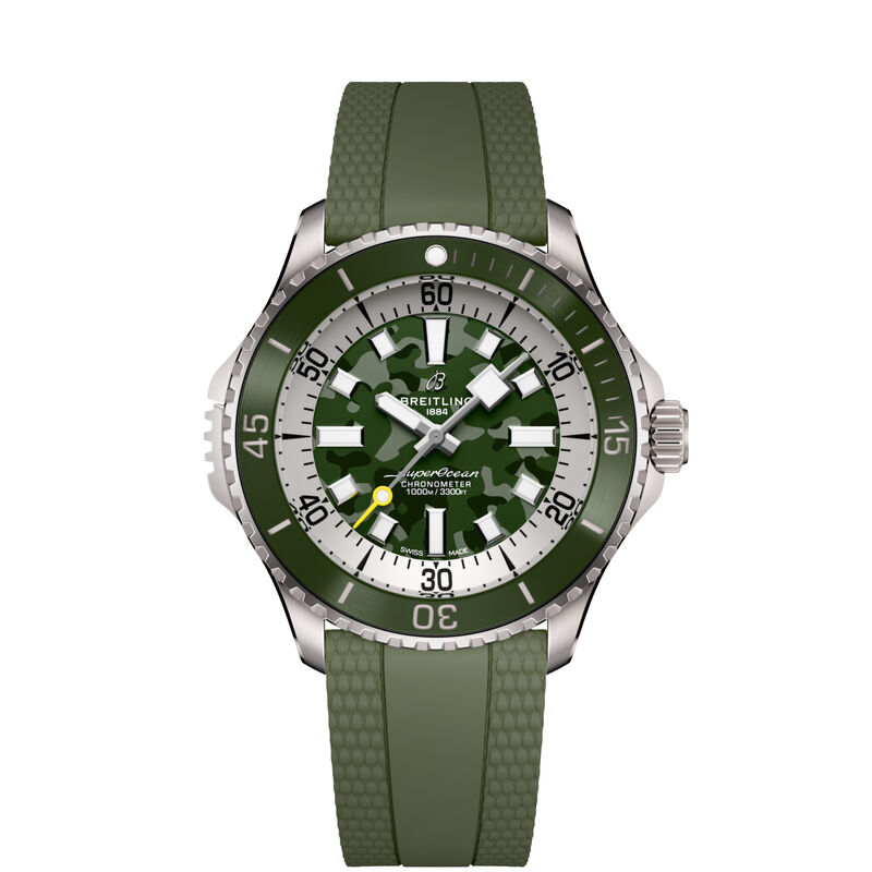 Breitling Superocean Automatic Super Diver TTM Green Dial Watch, 46mm image number 0