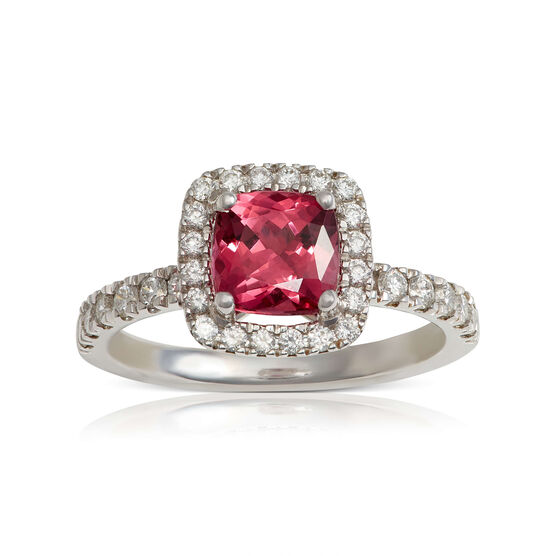 Cushion Pink Spinel & Diamond Ring 14K | Ben Bridge Jeweler