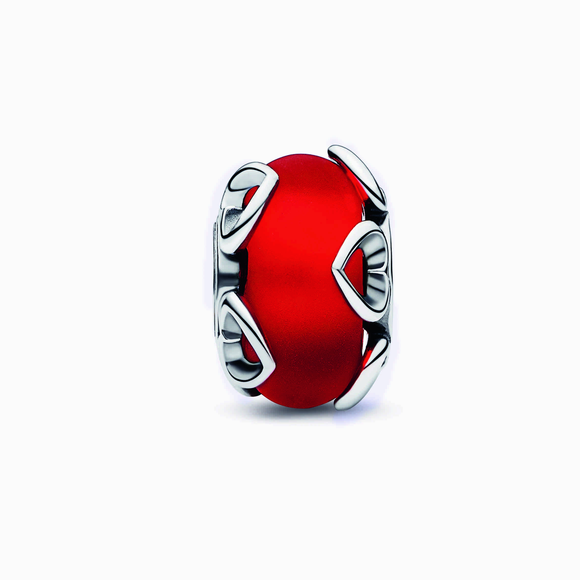 Pandora red deals glass charm