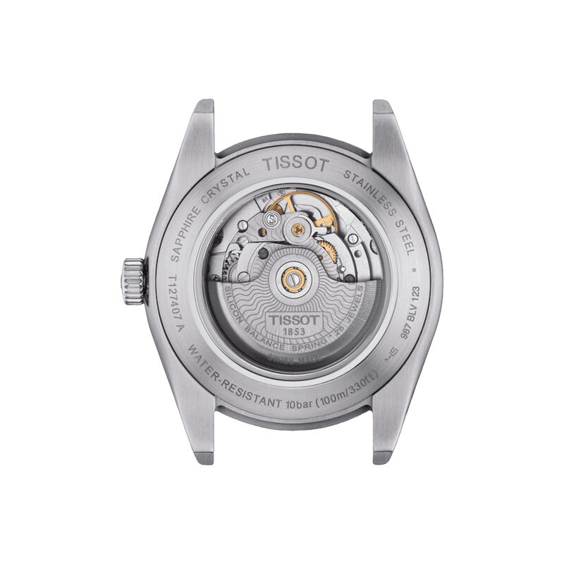 Tissot Gentleman Powermatic 80 Silicium Ice Blue Dial Watch, 40 mm image number 2