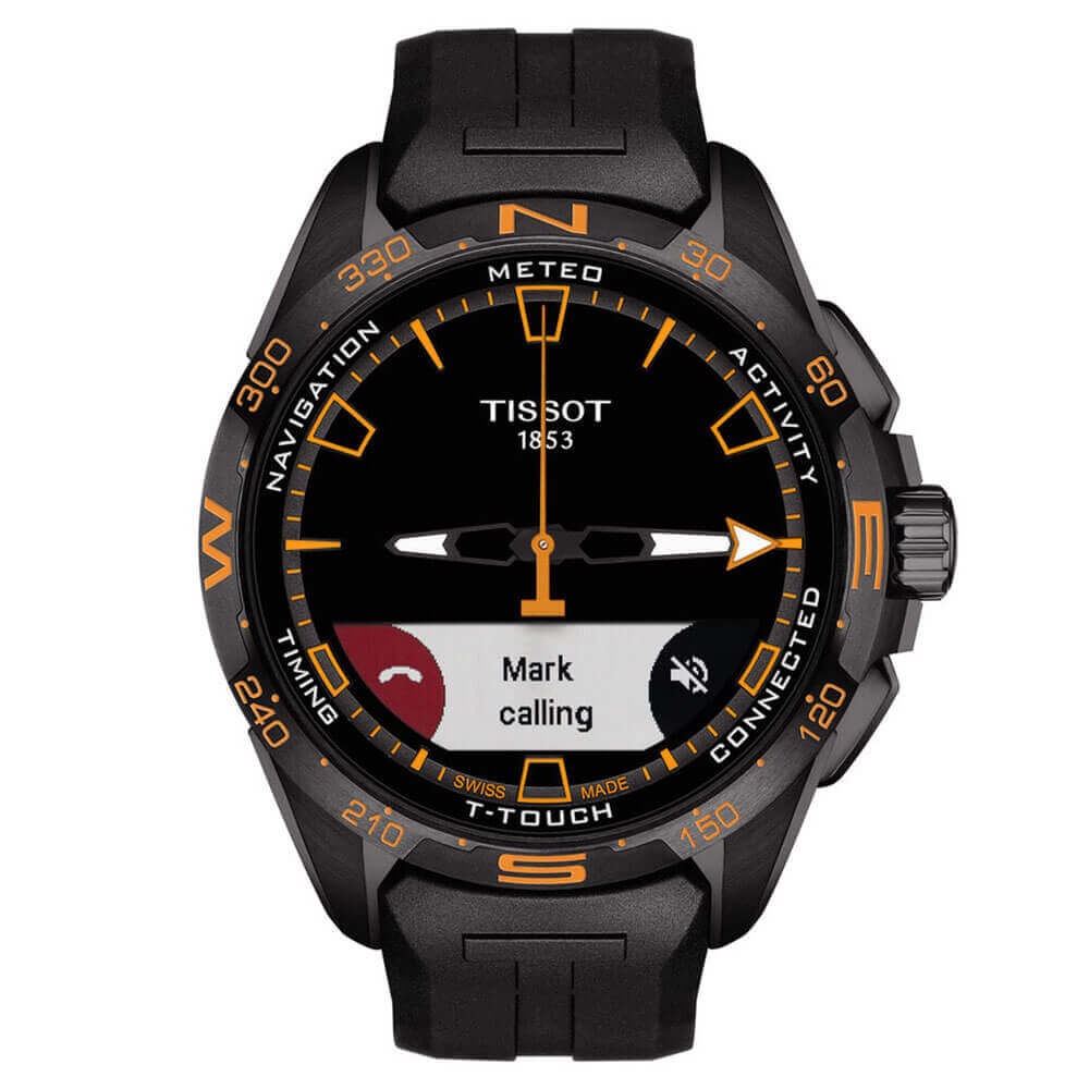 Tissot T Touch Connect Solar Black PVD Titanium Watch 47.5mm