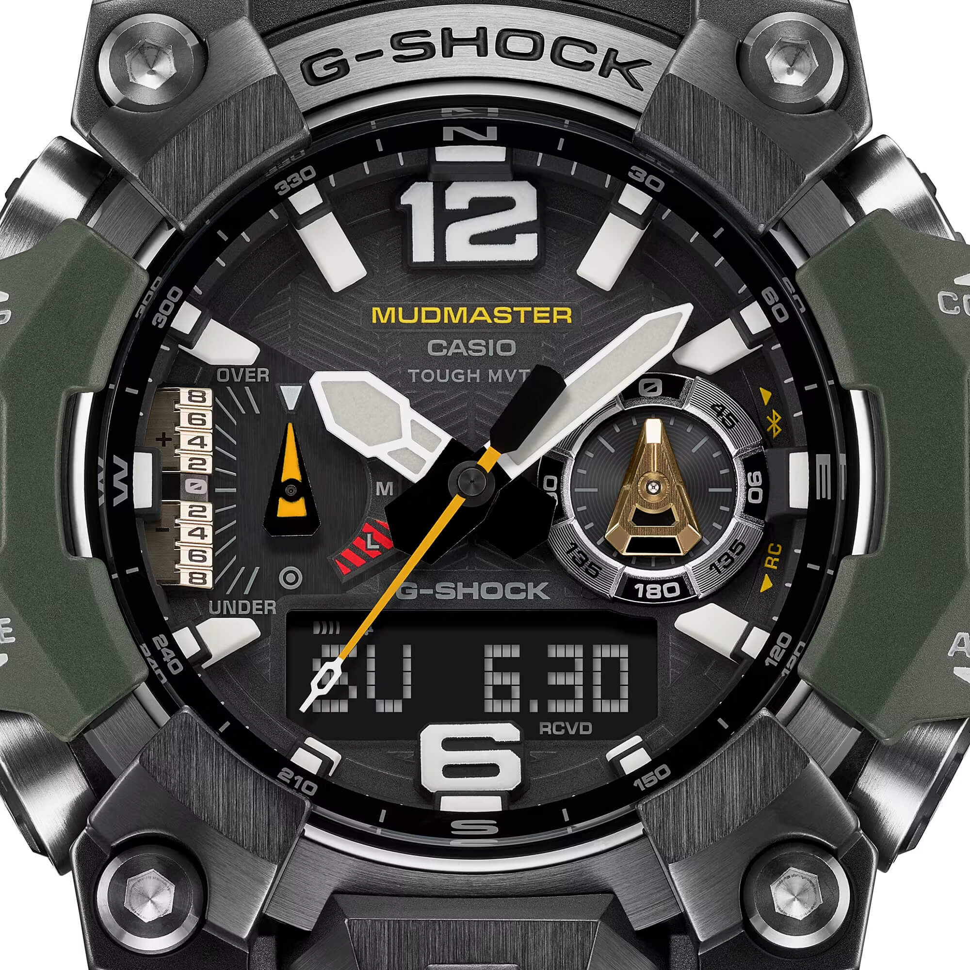 G-Shock Master of G-Land Mudmaster Watch Black Dial Green Resin 