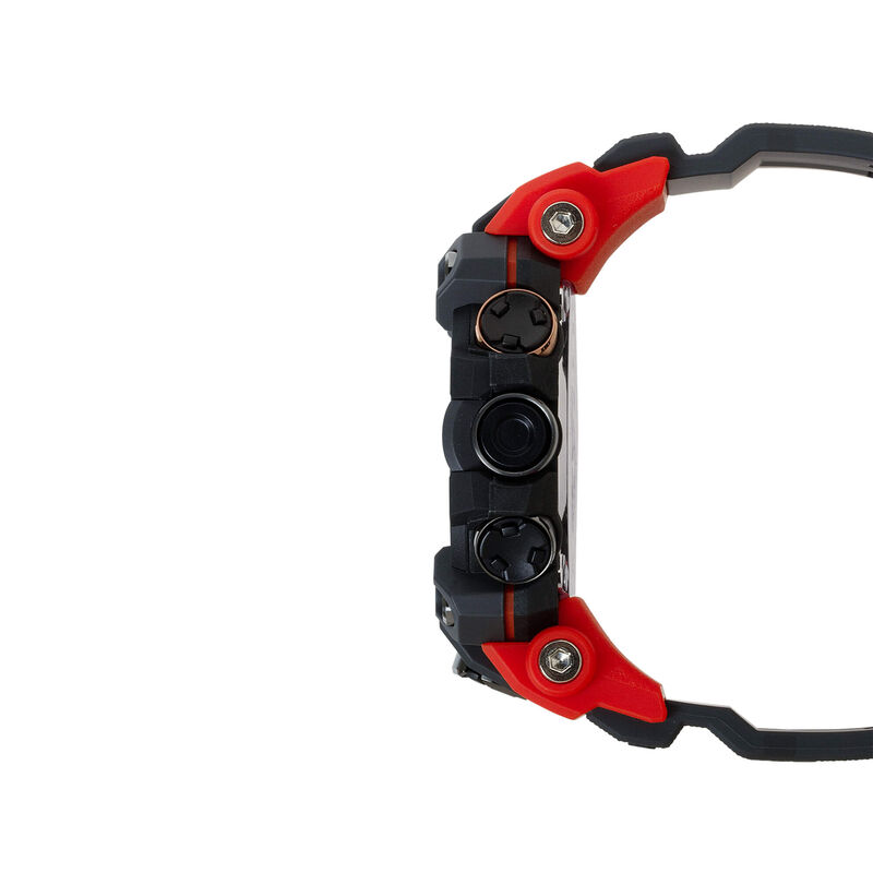 G-Shock Master of G - Land Mudman Watch Red and Black Resin Case and Strap, 56.7mm image number 2