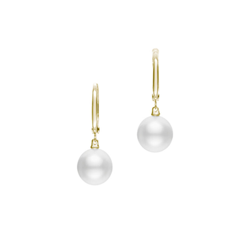 Mikimoto South Sea Cultured Pearl Earrings in 18K Yellow Gold image number 0