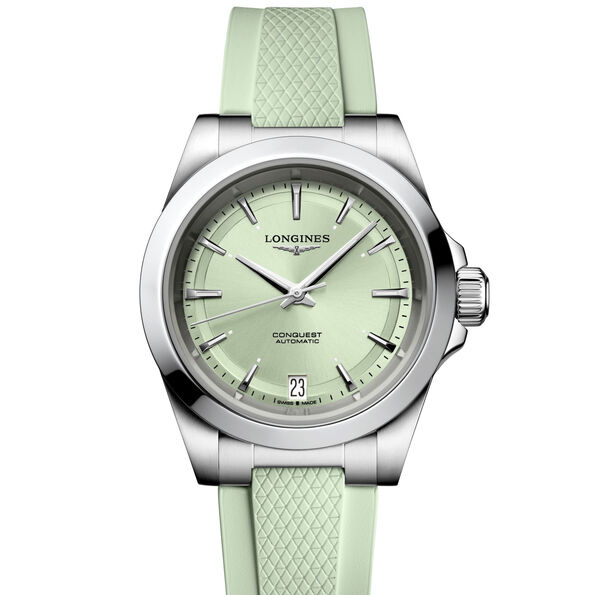 Longines Conquest Green Dial Watch, 34mm