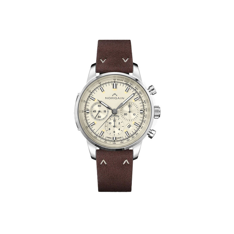 Norqain Freedom 60 Chrono Cream Dial Watch, 43mm image number 0
