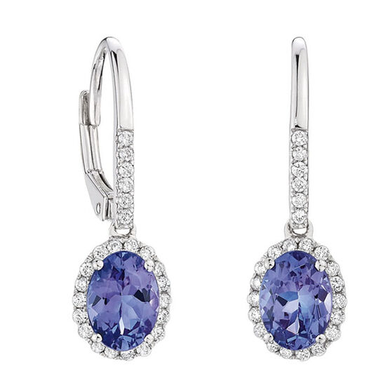 Tanzanite & Diamond Earrings 14K | Ben Bridge Jeweler