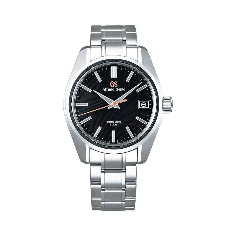 Grand Seiko Heritage Collection Watch Black Dial Ever-Brilliant Steel Bracelet, 40mm image number 0