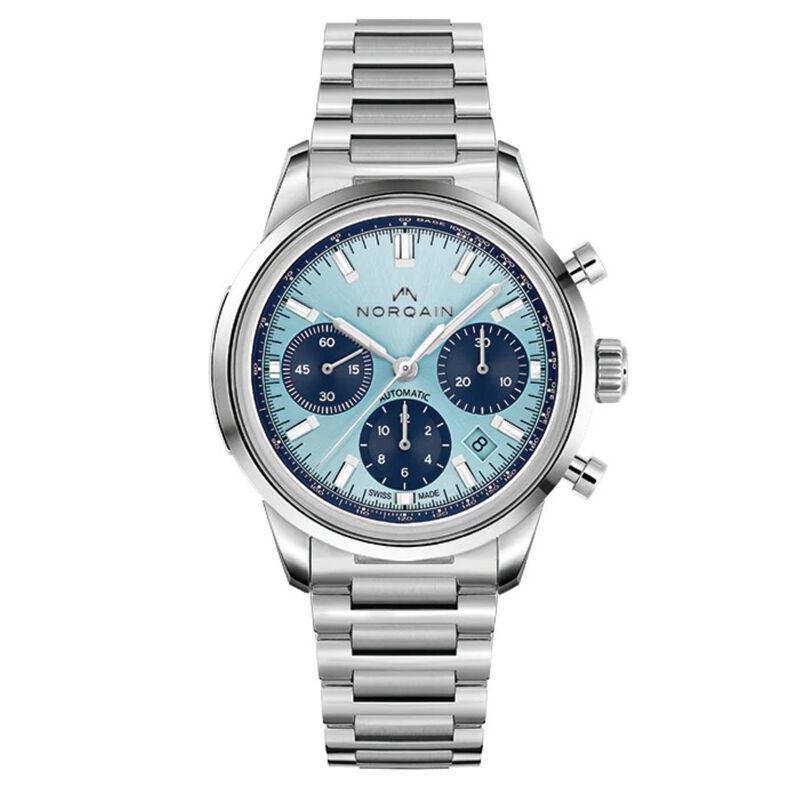 Norqain Freedom 60 Chrono 40mm Sky Blue Dial Watch,  40mm image number 0