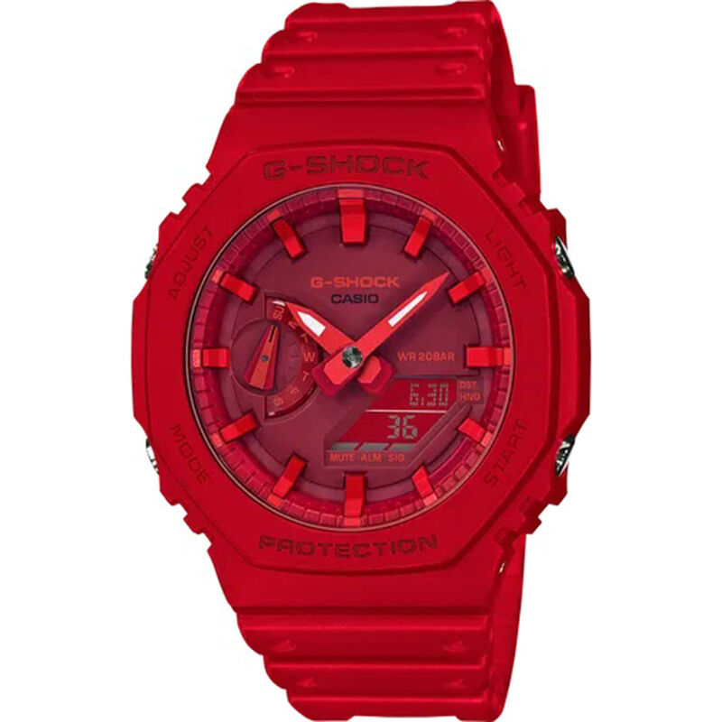 G-Shock Analog Digital Watch Red Octagon Bezel, 48.5mm image number 0