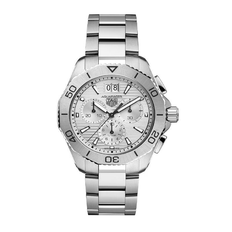 TAG Heuer Aquaracer Professional 200 Date Silver Dial, 40mm image number 0