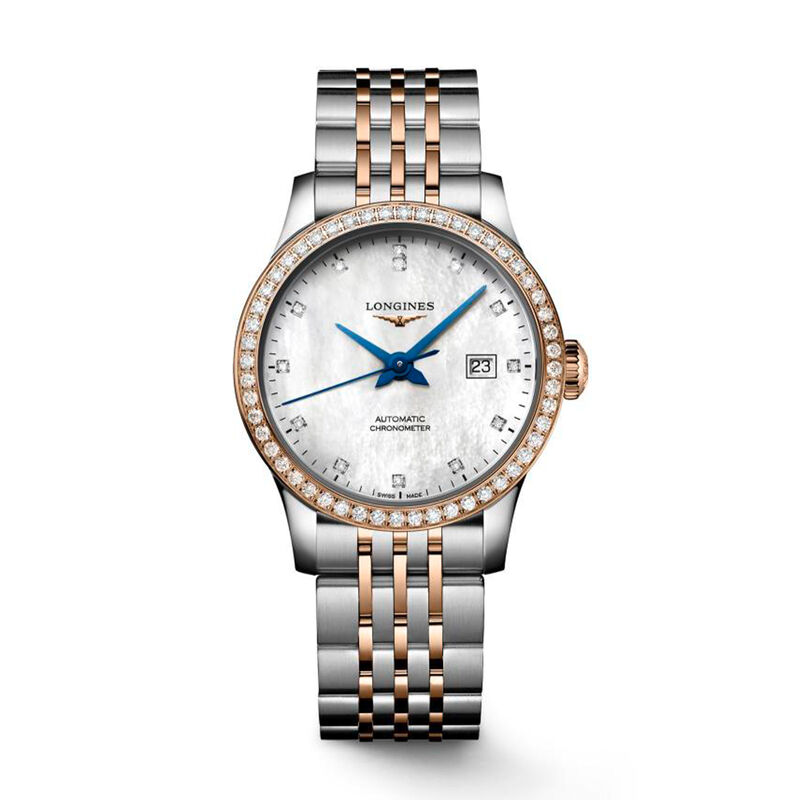 Longines Record Watch White Dial, 30mm image number 0