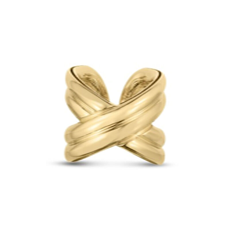 Roberto Coin Criss Cross Fashion Ring 18K Yellow Gold. image number 0