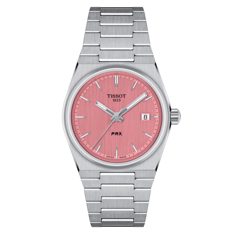 TISSOT PRX Pink Dial Watch 35mm image number 2