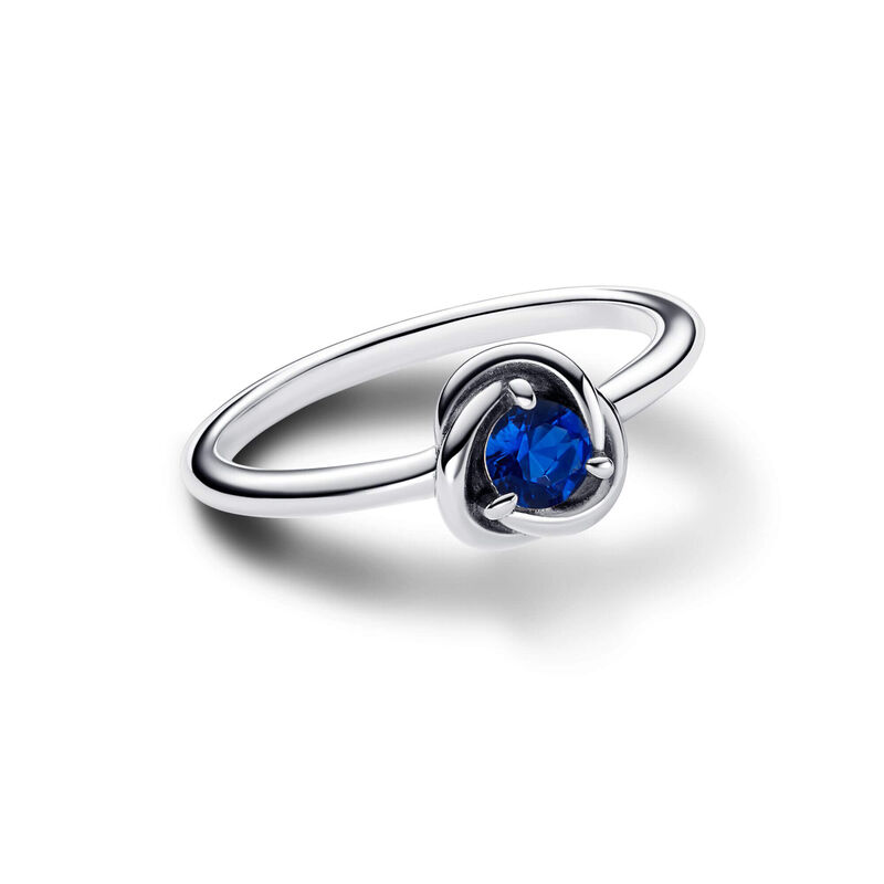 Pandora Blue Eternity Circle Ring image number 1