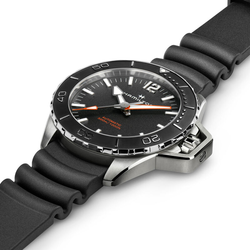 Hamilton Khaki Navy Frogman Auto Watch Black Dial, 46mm image number 1