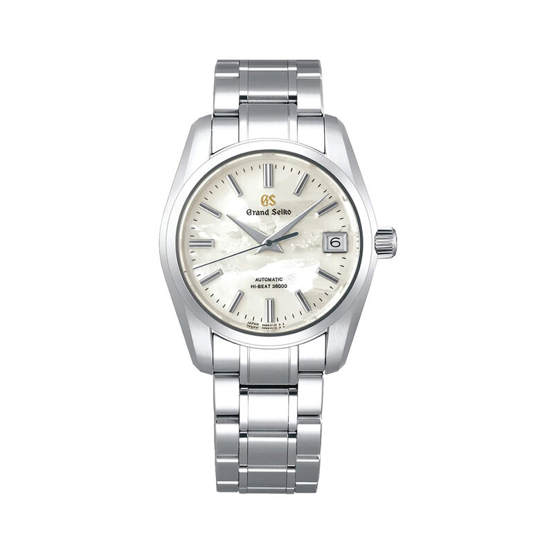 Grand Seiko Heritage Collection Watch White Tone Dial Steel Bracelet, 37mm image number 0