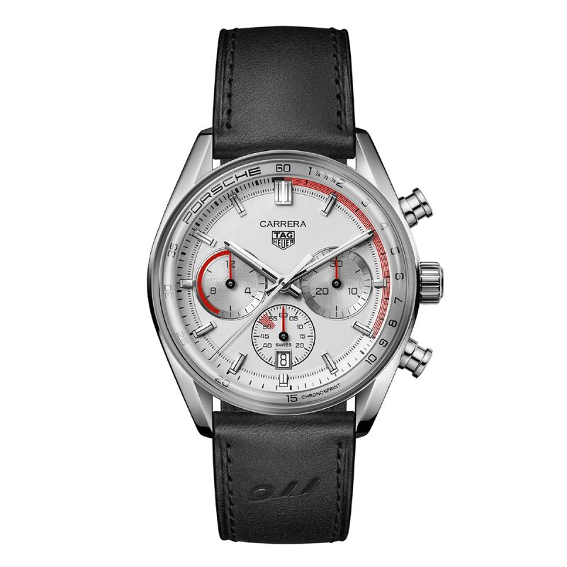 TAG Heuer Carrera Chronosprint X Porsche White Dial, 42mm image number 0